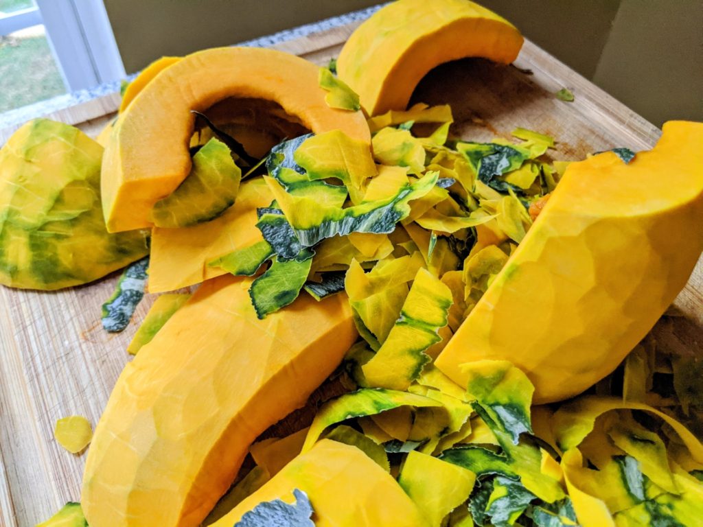 kabocha squash sticky rice porridge