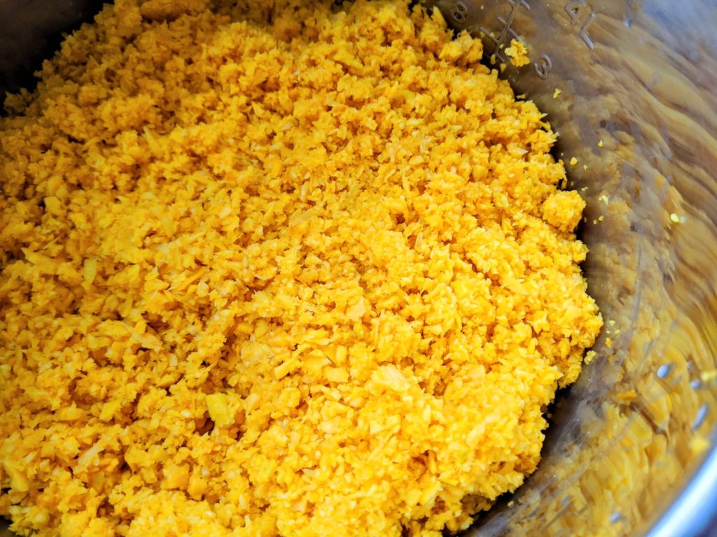 kabocha squash sticky rice porridge